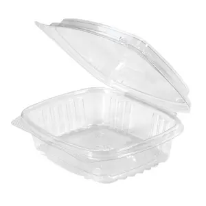 Genpak AD32F 32 Oz. Clear Hinged High Dome Deli Container, 200