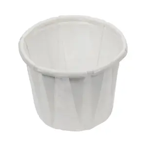 F050 | Portion Cup .50 oz. | 1.25 top dia x 1 height x 0.875 