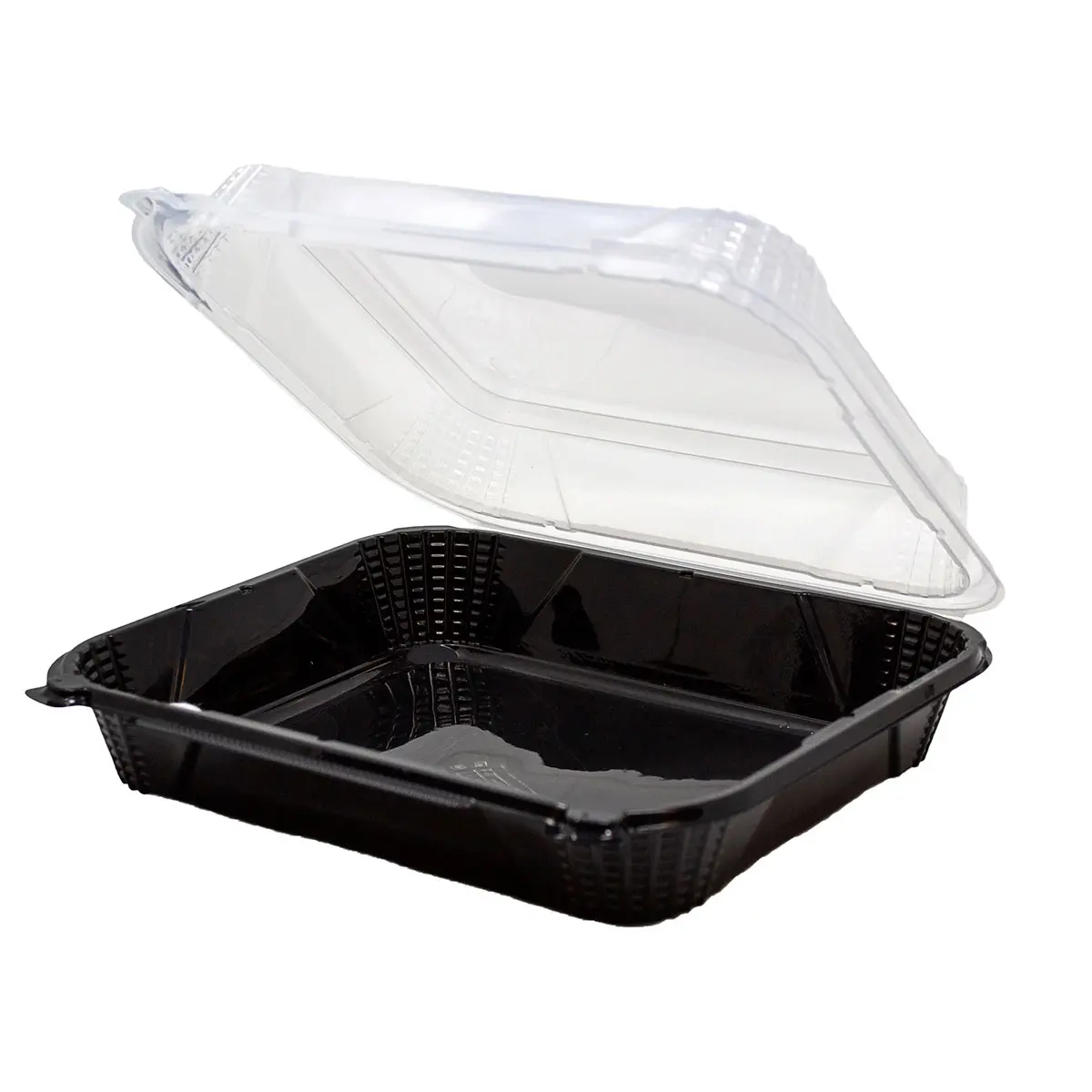 Genpak 94010-V Silhouette® Disposable Clear Plastic Lid - 10 1/4