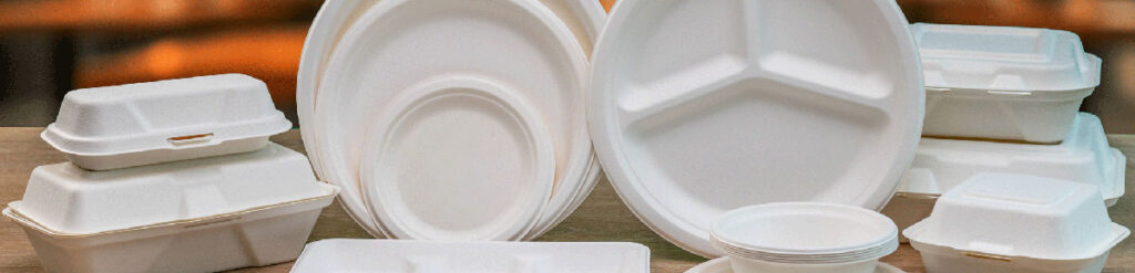 Harvest Fiber Compostable Containers, Plates, Bowls And Platters