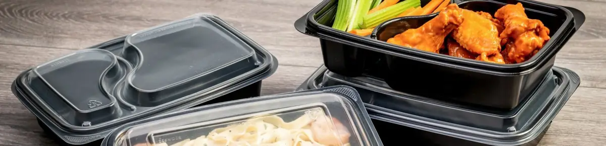 2 piece food containers filled with delicious food
