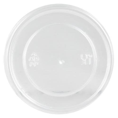 Clear PP Lid for 2 oz. Econo Rolled Rim Container